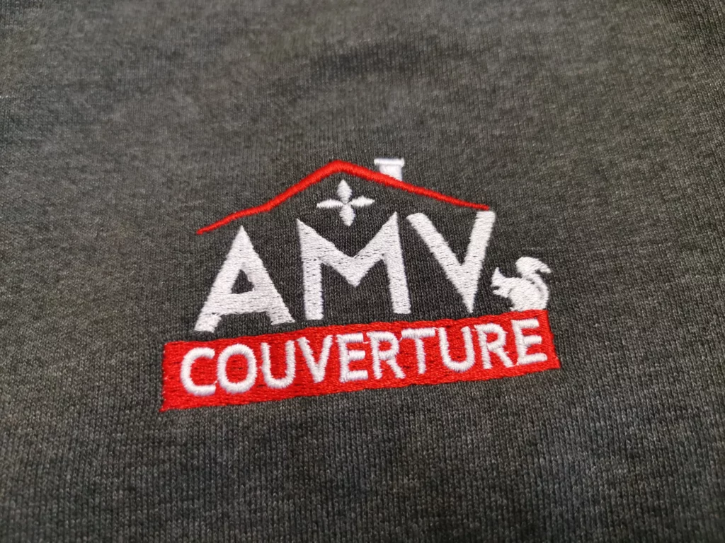 image d'une broderie avec le pictogramme AMV Couverture